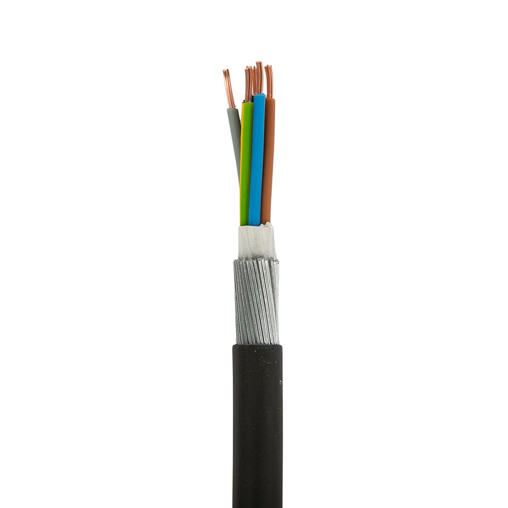 2.5mm 5 Core Armoured Cable Per Metre SWA XLPE