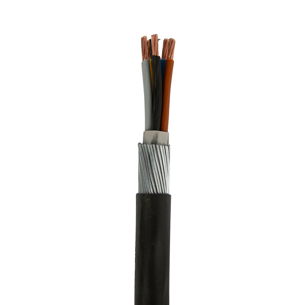 10mm 5 Core Armoured Cable Per Metre SWA XLPE