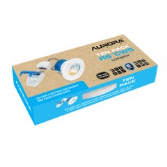 AURORA GU10 FIXED FIRE RATED DOWNLIGHT WHITE - MD Thompson