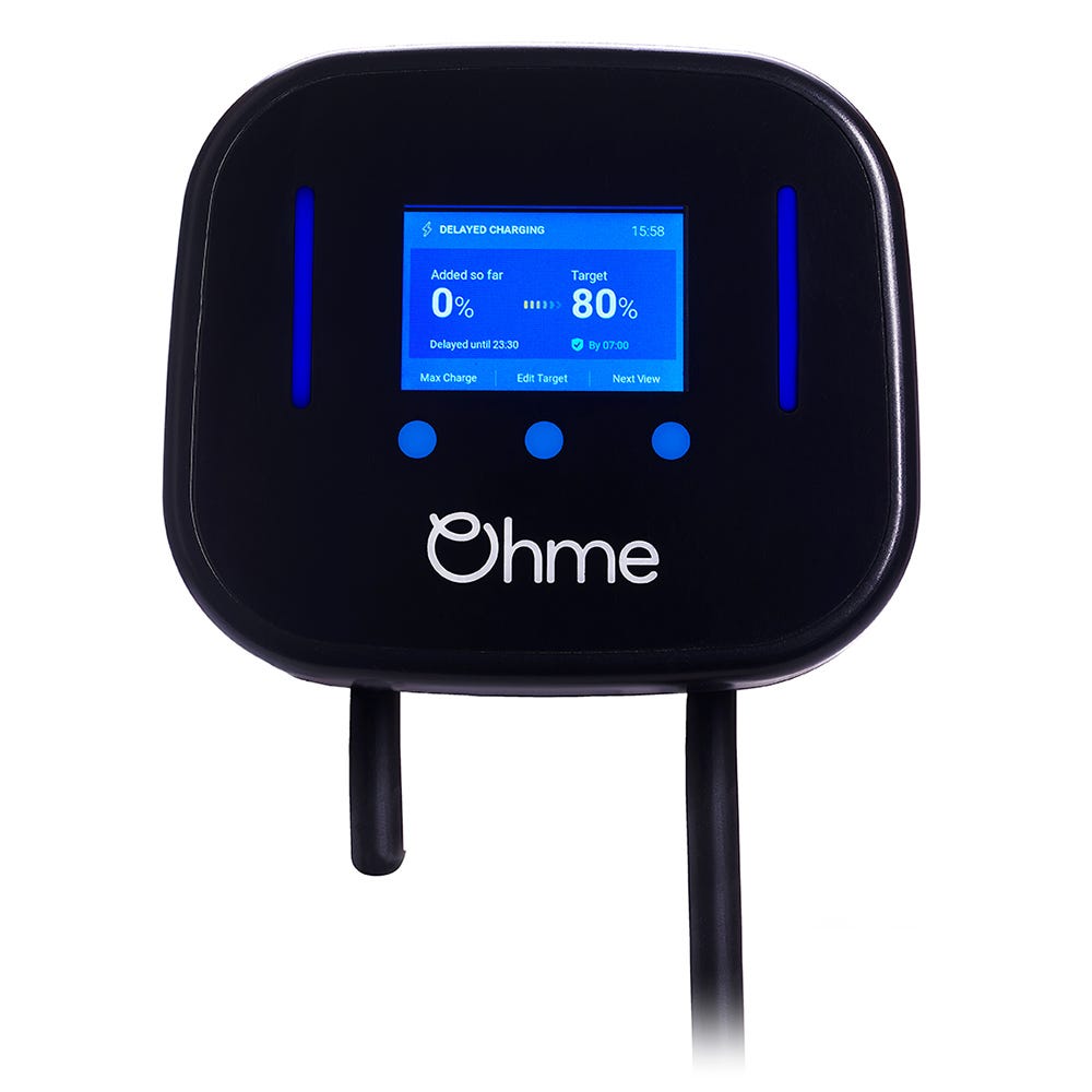 Ohme Home Pro Type 2 EV Charger 7.4kW Tethered 5m OHME0002GB002