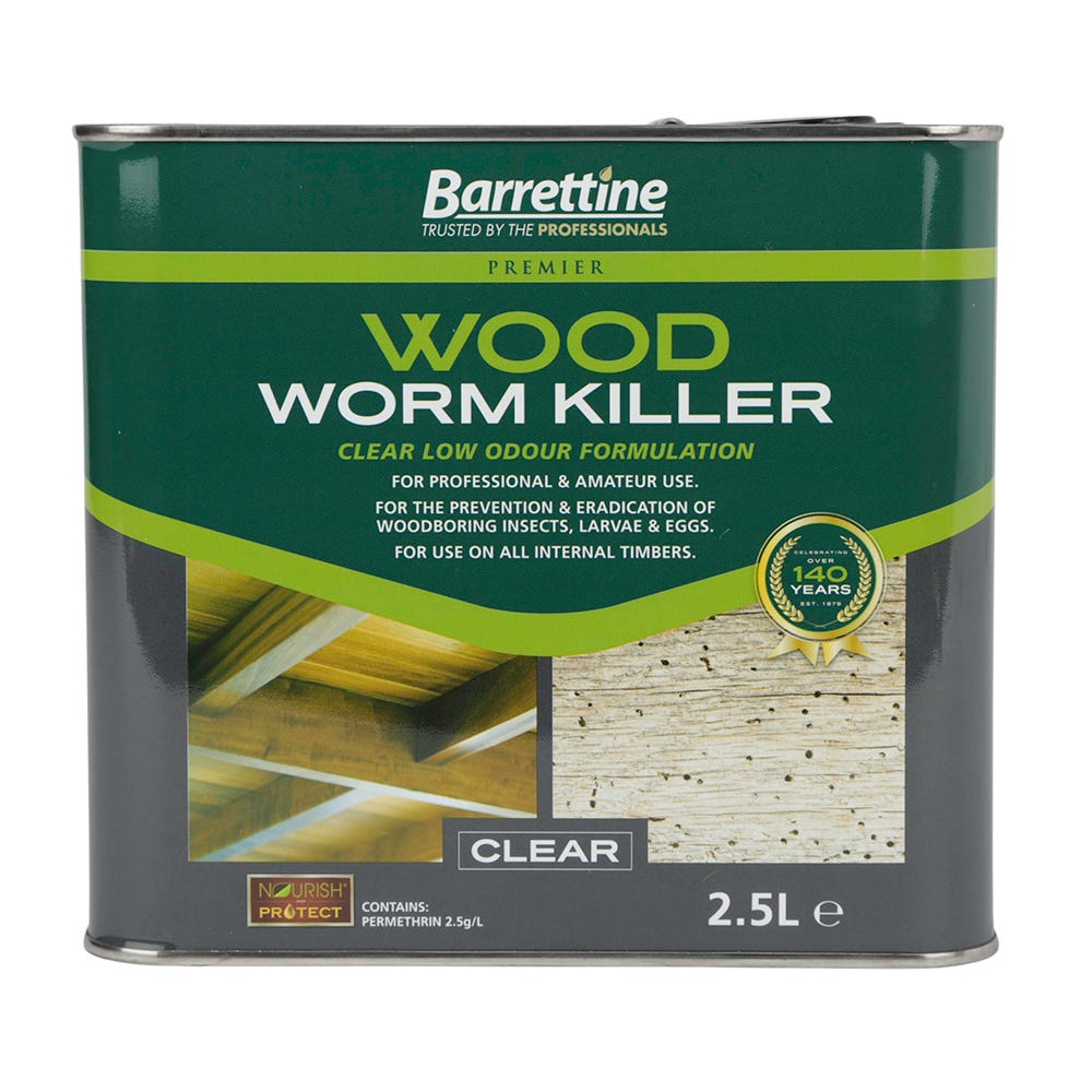 Barrettine Woodworm Treatment 2.5L