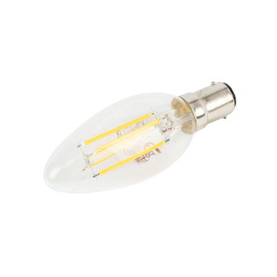 Bell Lighting 3.3W LED Filament Candle Lamp Warm White Dimmable SBC