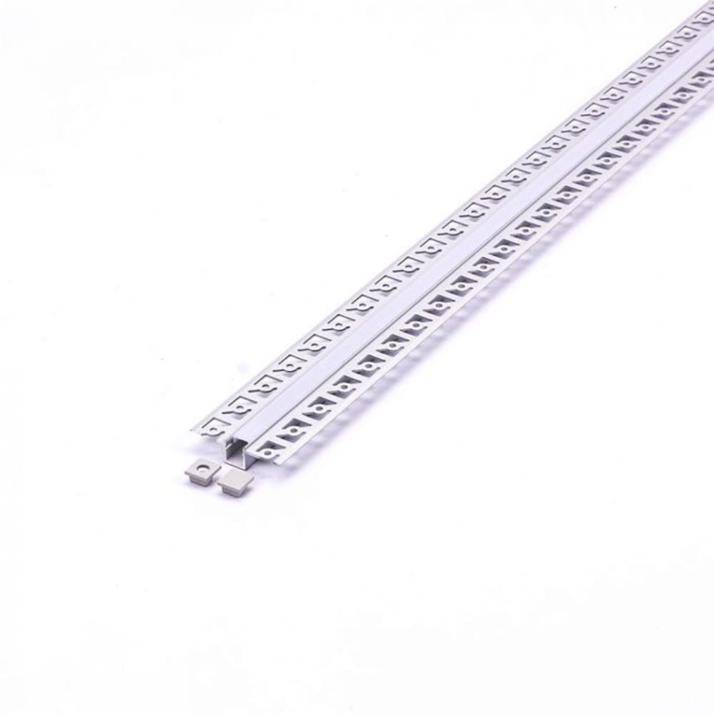 V-Tac LED Strip Aluminum Recessed Mounting Kit with Diffuser 2000mm VT-8102