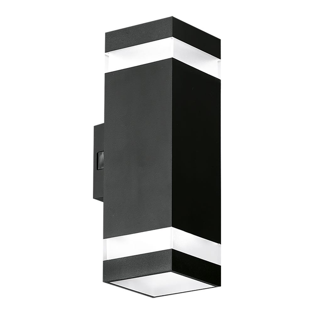 Aurora Enlite 10W IP65 CCT LED Coastal Square Up & Down Wall Light WL13/CS