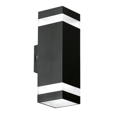 Aurora Enlite 10W IP65 CCT LED Coastal Square Up & Down Wall Light WL13/CS