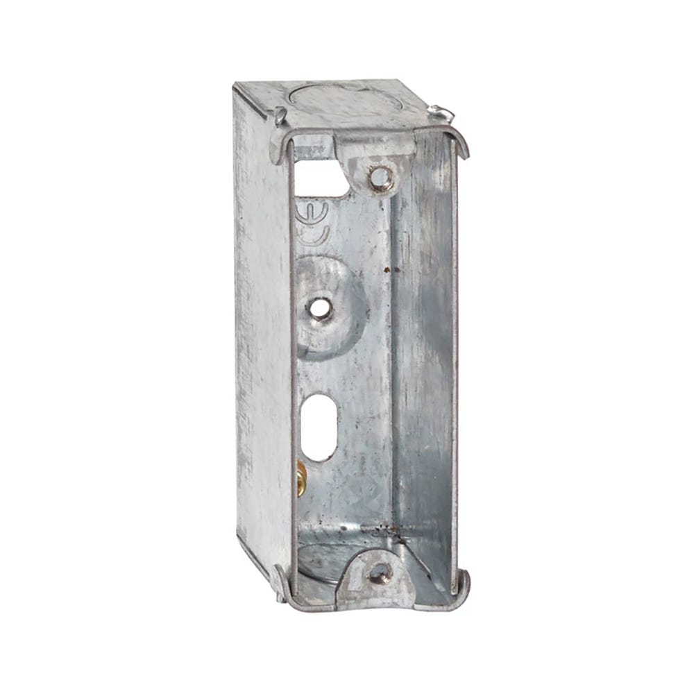 Tower 1 Gang Architrave 27mm Metal Back Box