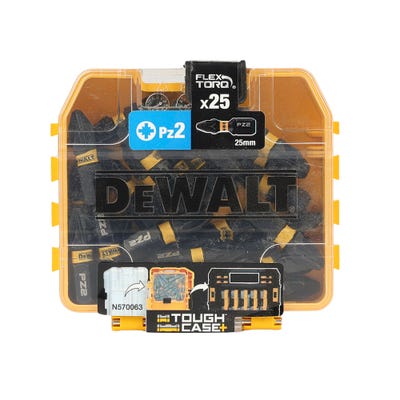 DeWalt PZ2 Impact Torsion Bits 25mm Pack of 25
