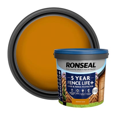 Ronseal Fence Life Plus Harvest Gold 9L