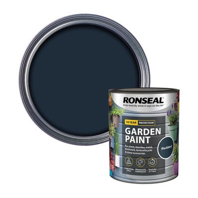 Ronseal Garden Paint Blackbird 750ml