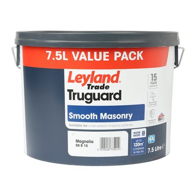 Leyland Trade Truguard Smooth Masonry Paint Magnolia 7.5L