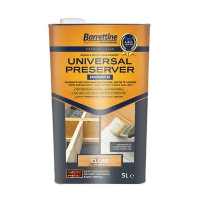 Barrettine Universal Wood Preserver Clear 5L