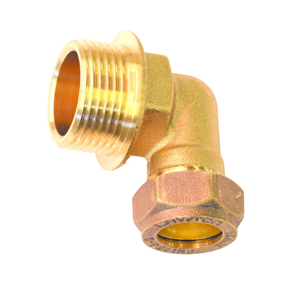 Compression Male Elbow 15mm x ½''