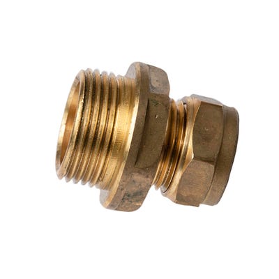 Compression Male Coupling 15mm x ¾''