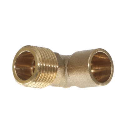 End Feed Male Elbow 15mm x ½''