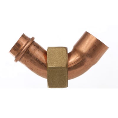 End Feed Bent Tap Connector 15mm x ½''