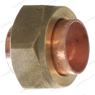 End Feed Straight Tap Connector 22mm x ¾''