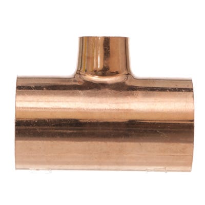 End Feed Reducing Tee 28mm x 28mm x 15mm