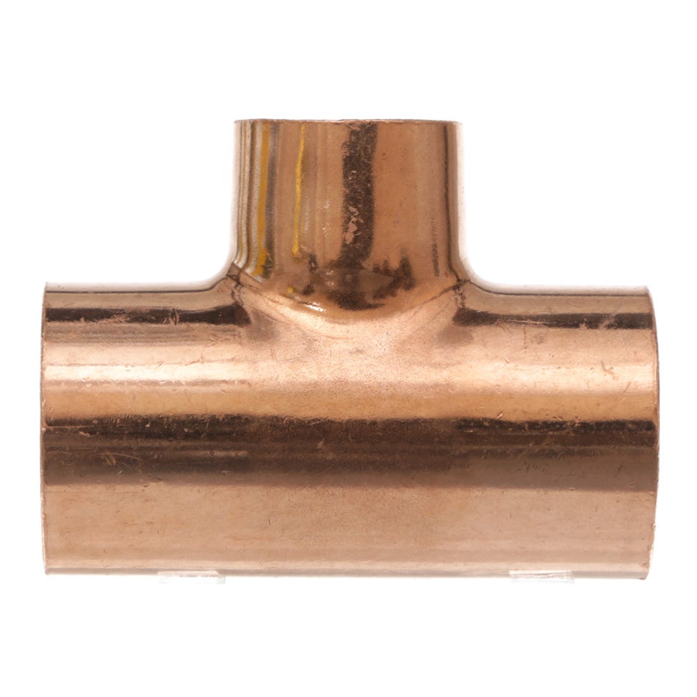 End Feed Reducing Tee 28mm x 28mm x 22mm