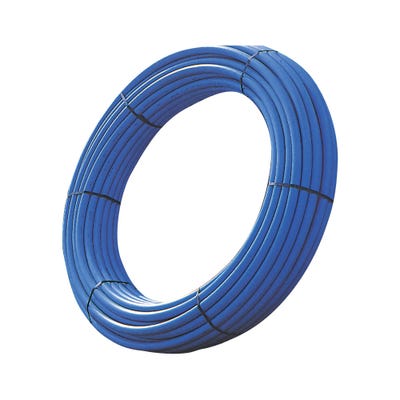 25mm Polypipe MDPE Pipe Coil 25m Blue 2525BU