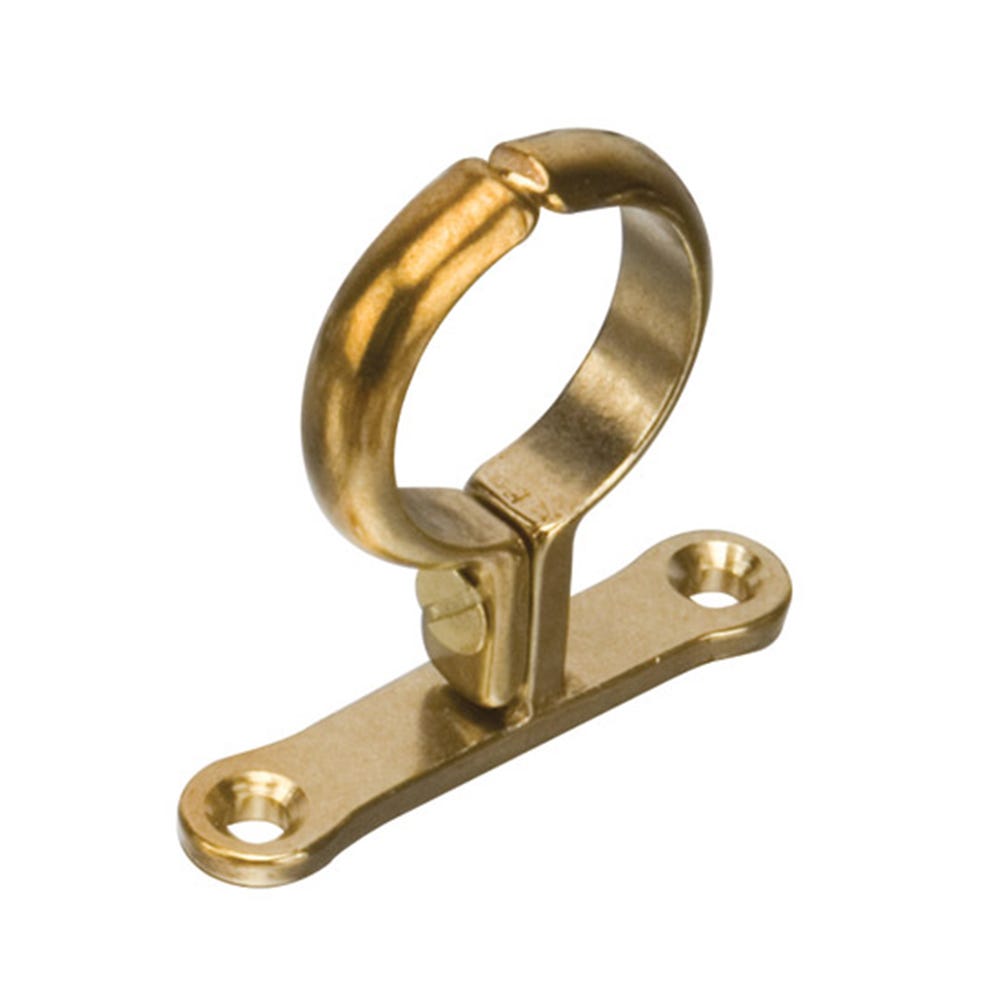 Brass Screw On Clip 28mm