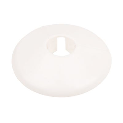 Pipe Collars White 15mm