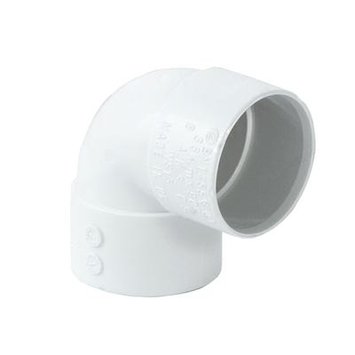 32mm Polypipe 90° Waste Knuckle Bend White ABS WS15W