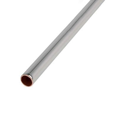 Copper Tube 15mm x 3m Chrome