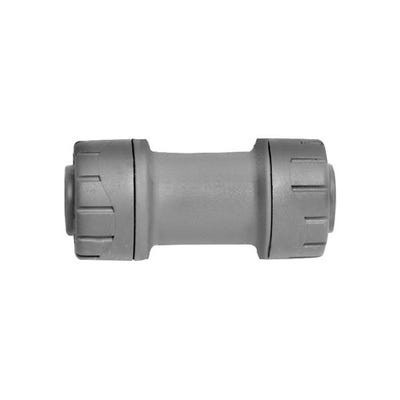 15mm Polypipe Polyplumb Straight Coupler Grey PB015