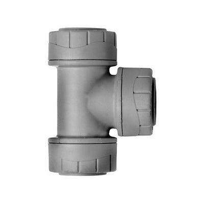 15mm Polypipe Polyplumb Equal Tee Grey PB215