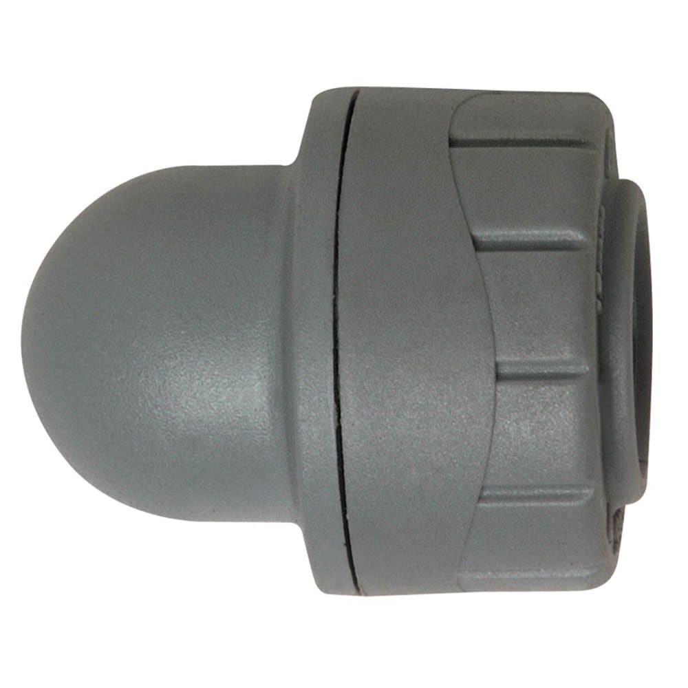 22mm Polypipe Polyplumb Socket Blank End Grey PB1922