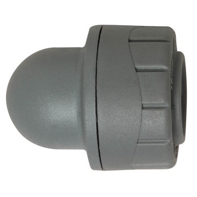 22mm Polypipe Polyplumb Socket Blank End Grey PB1922