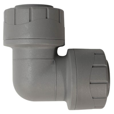 28mm Polypipe Polyplumb Elbow Grey PB128
