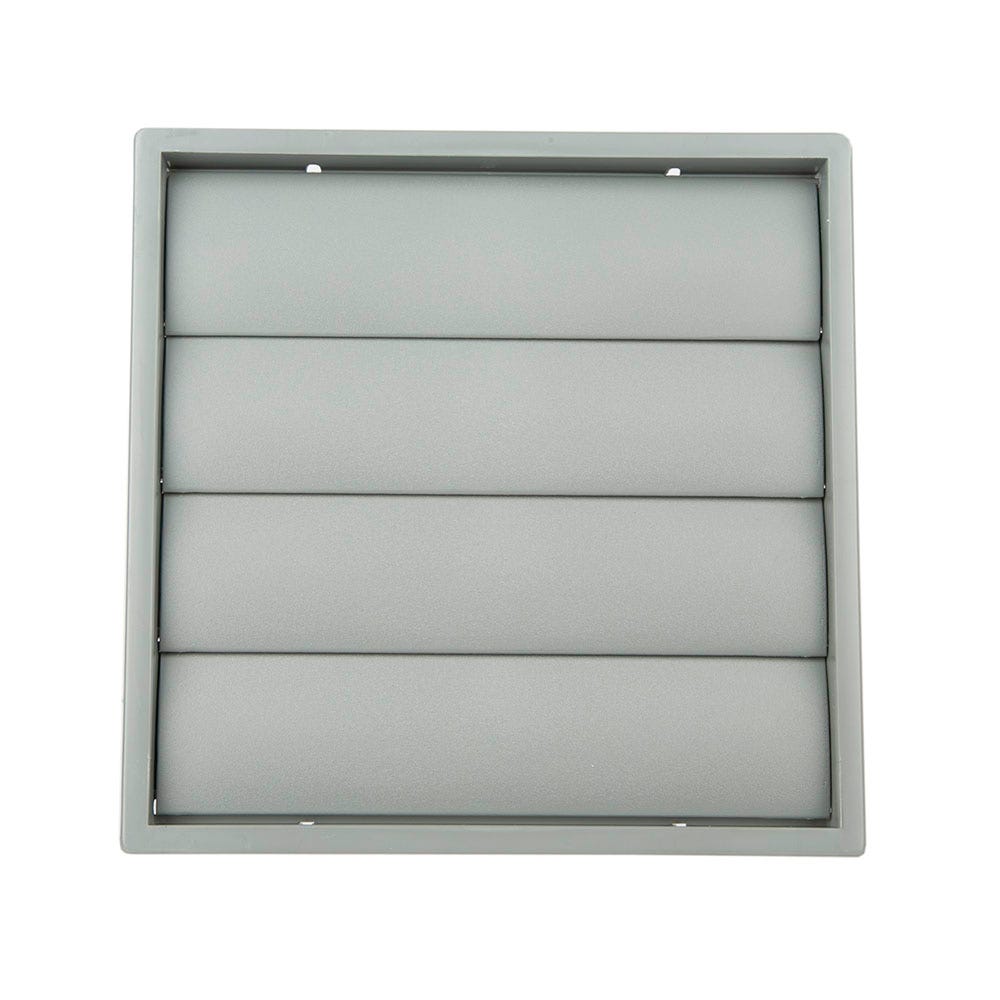 Manrose 180mm Grey Wall Grille Gravity Shutter Plate (Round)