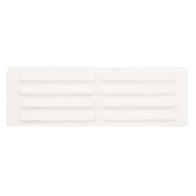 Manrose 229mm x 76mm White PVC Fixed Vent