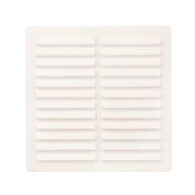 Manrose 229mm x 229mm White PVC Fixed Vent