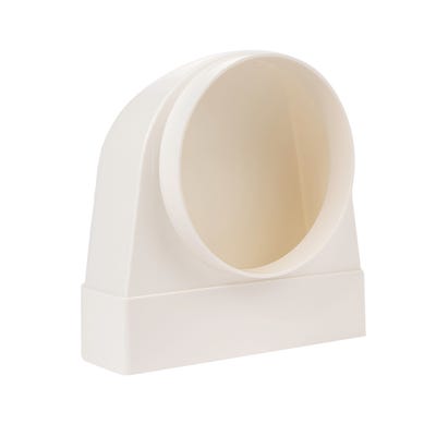 Manrose 204mmx60mm To 150mm Flat Channel Duct Elbow Bend (Male)