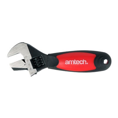 Amtech 2-in-1 Stubby Adjustable Wide Jaw Wrench