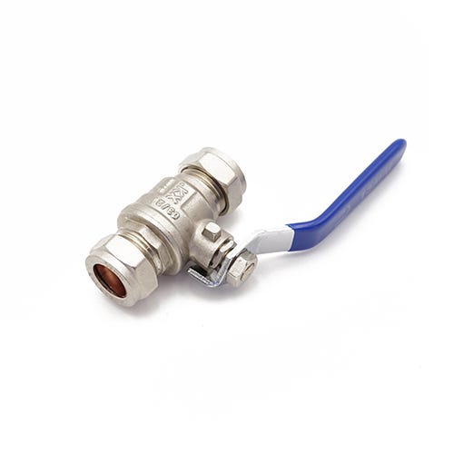 Blue Lever Economy Ball Valve 15mm