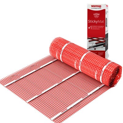 Warmup StickyMat 150W Electric Underfloor Heating System 6m²