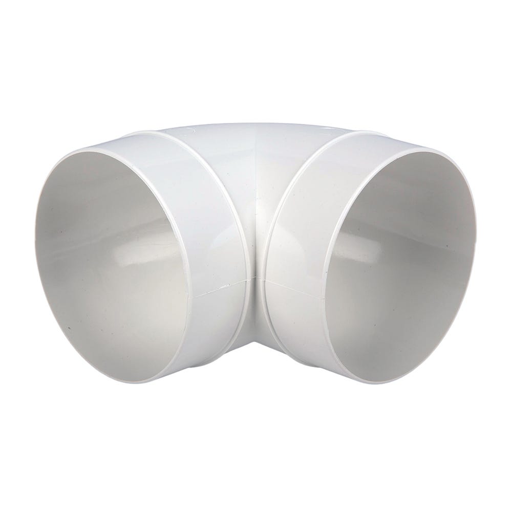 Manrose 100mm/4inch 90 Deg Pipe Bend For Round Pipe