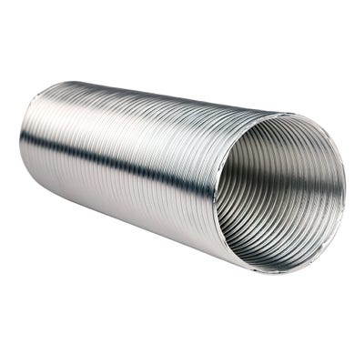 Manrose 125mm / 5'' x 1.5m Length Aluminium Ducting