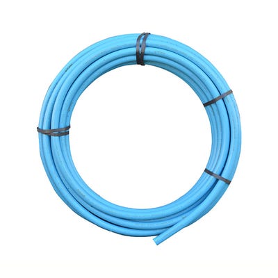 32mm FloPlast MDPE Pipe Coil 50m Blue