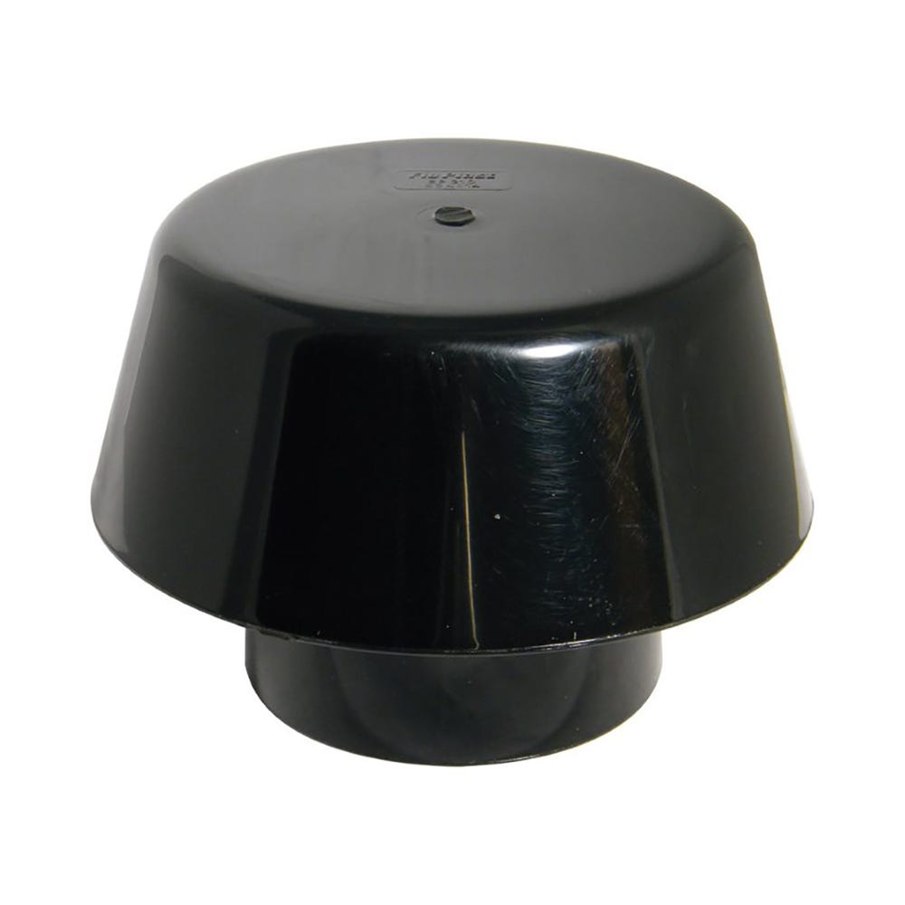 110mm FloPlast Soil Vent Cowl Black