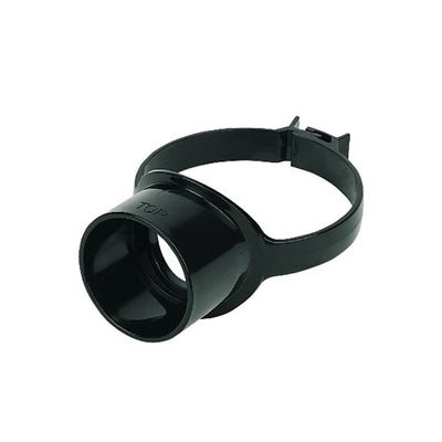110mm FloPlast Soil Strap On Boss Black