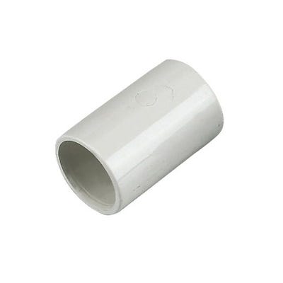 21.5mm FloPlast Overflow Straight Coupling White