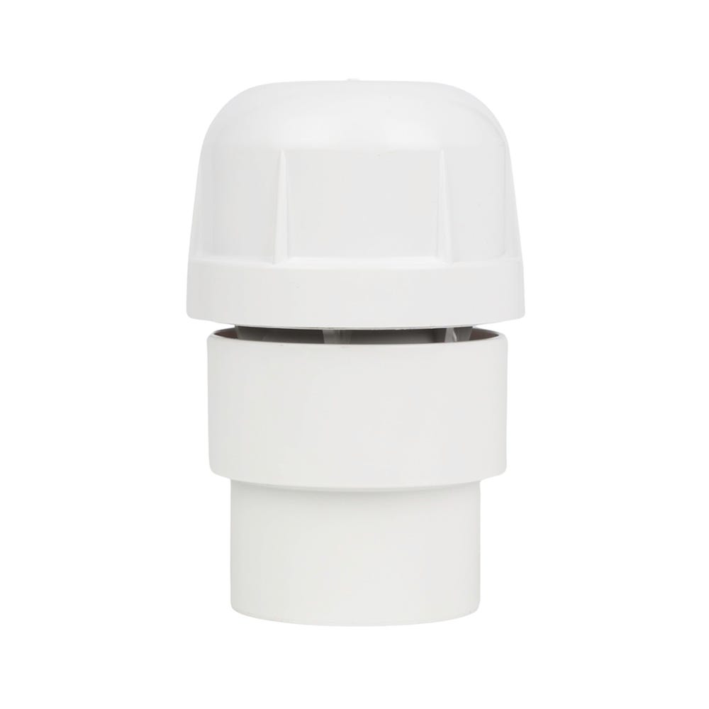 FloPlast Air Admittance Valve Solvent with Universal Adaptor White