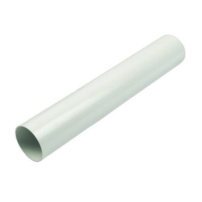32mm FloPlast ABS Solvent Waste Pipe 3000mm White