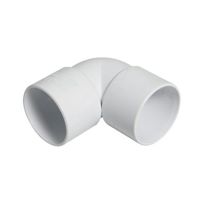 50mm FloPlast ABS Solvent Waste 90° Bend White