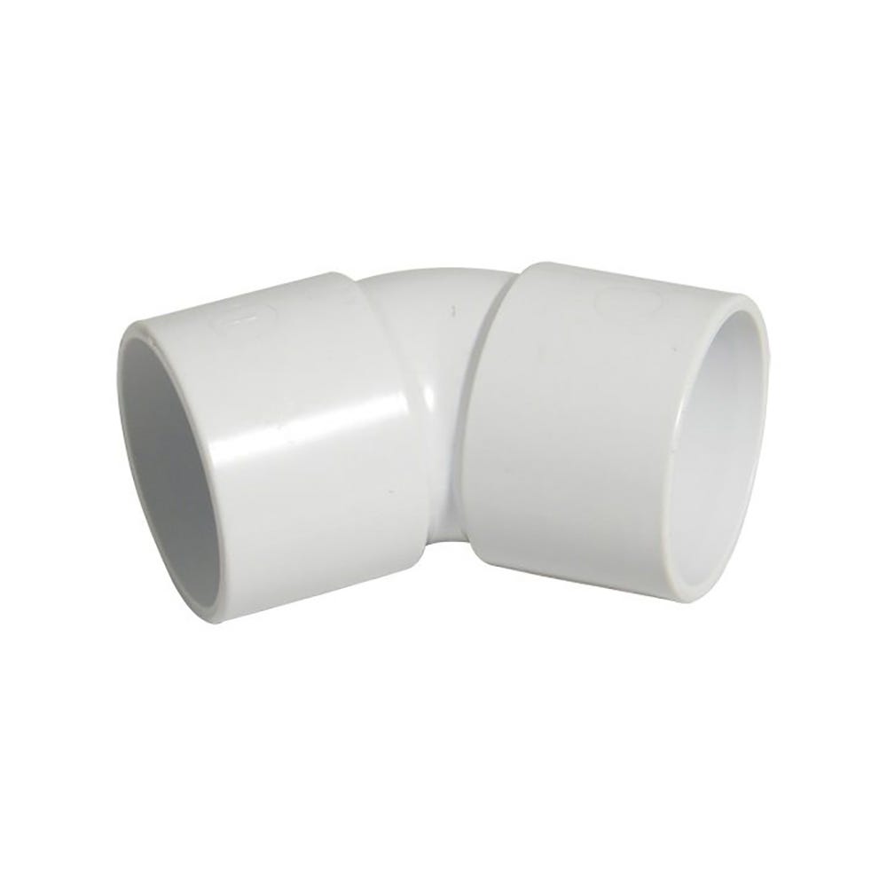 32mm FloPlast ABS Solvent Waste 135° (45°) Bend White