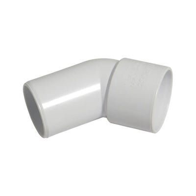 32mm FloPlast ABS Solvent Waste 135° (45°) Conversion Bend White